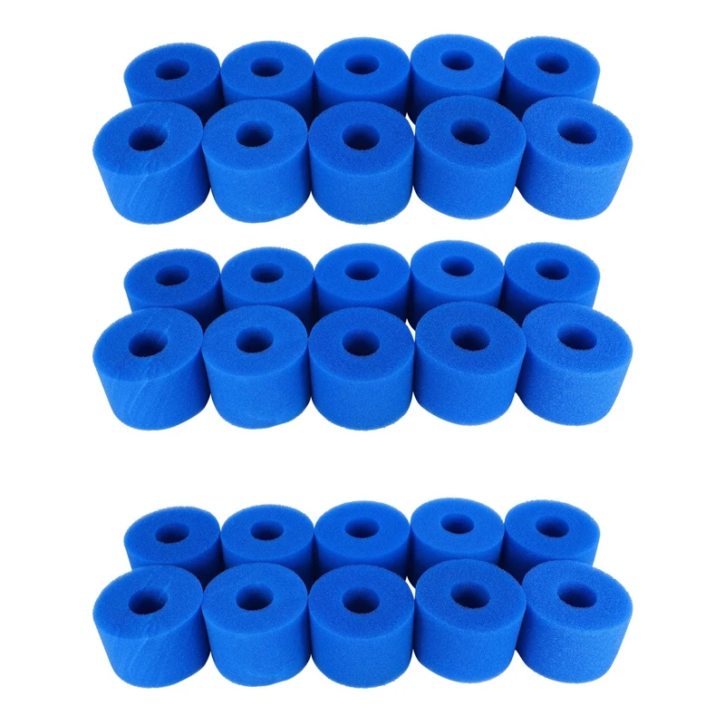 

30PCS Swimming Pool Filter Water Pump Filter Pump S1 Washable Bio Foam 2 4 X UK VI LAZY 'Z Type Filter'