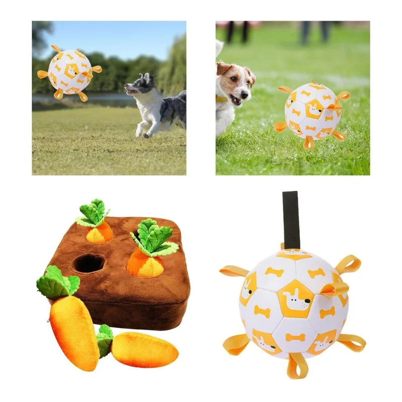 

[Flash Deal]2 Sets Dog Toys Molars Toy Interactive Toys for Cats Outdoors Playing[US Stock]