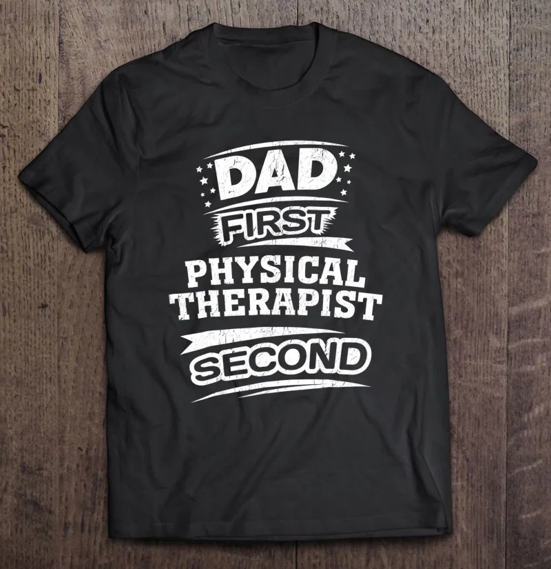 

Мужские подарочные футболки на День отца для физиотерапевта, мужские футболки, мужская рубашка, Мужская одежда, рубашка, необходимая винтаж...