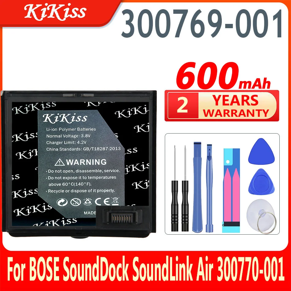 

600mAh KiKiss Battery 300769-001 300768-003 For BOSE SoundDock SounDock SoundLink Air 300770-001 High Capacity Batteries