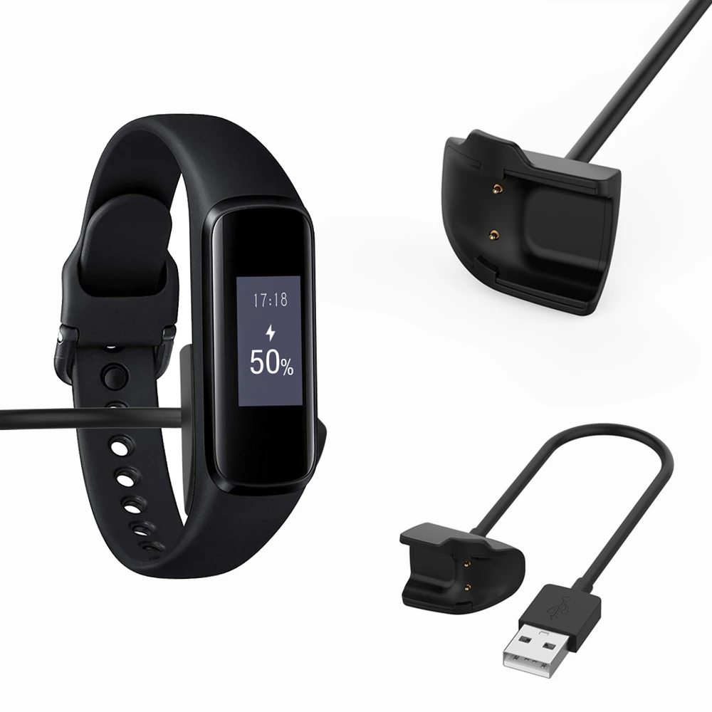 

100cm / 15cm USB Watch Charger Portable Charging Cable For Samsung Galaxy Fit 2 SM-R220 Power Cable Fast Charging Dock Wire