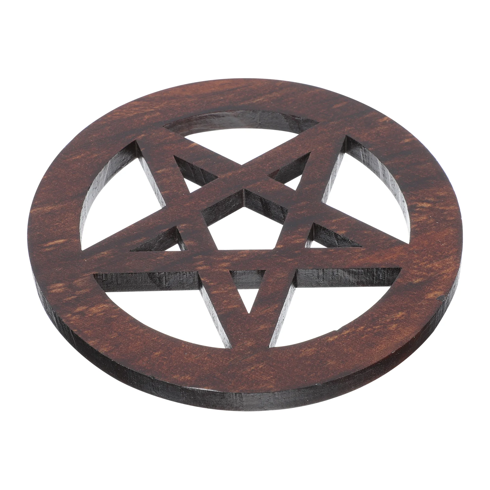 

Altar Wooden Wall Tile Pentacle Pentagram Board Geometry Wood Star Decor Sacred Witch Meditation Coasters Sign Astrology