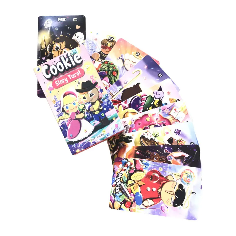 

Cookie Story Tarot Card Paper Card Game Entertainment Fate Divination Card Tarot And A Variety Of Tarot Options PDF Guide
