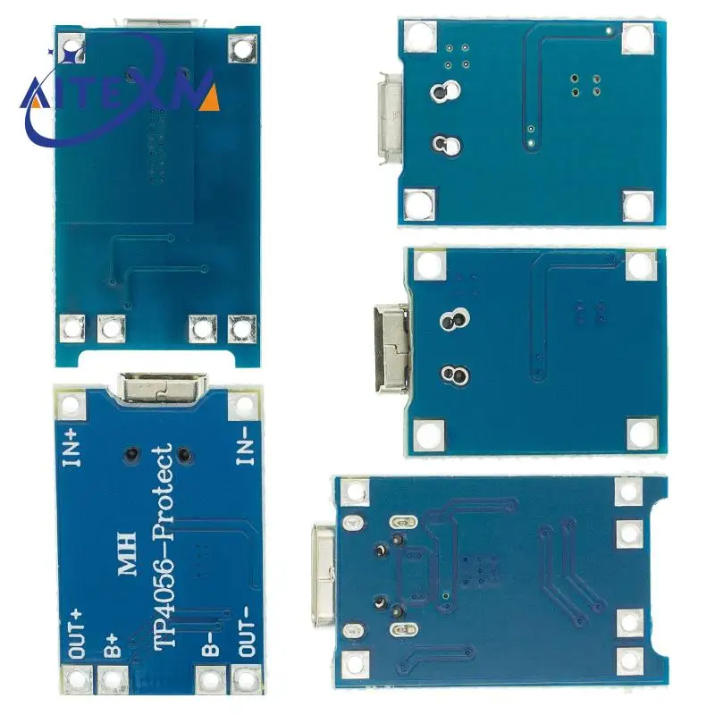 Type-c / Micro USB 5V 1A 18650 TP4056 модуль зарядного устройства литиевой батареи зарядная