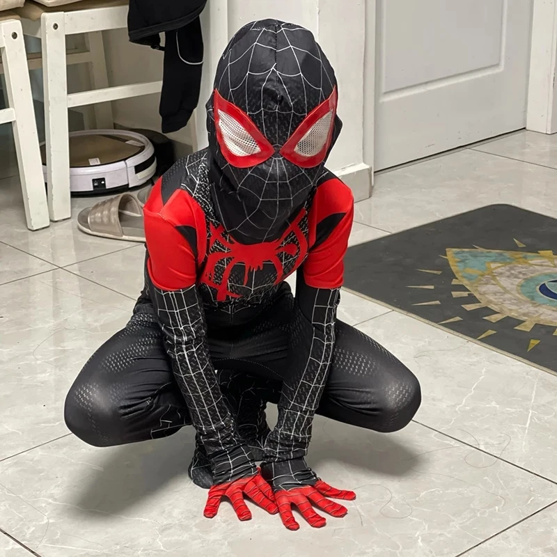 Костюм Spiderboy для взрослых детей мальчиков Питера Паркера Человека-паука