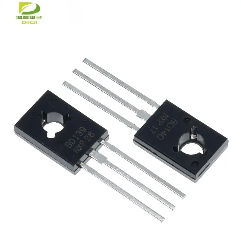 

10PCS BD139 BD140 ( 5PCS BD139 + 5PCS BD140 ) TO126 TO-126 new voltage regulator IC