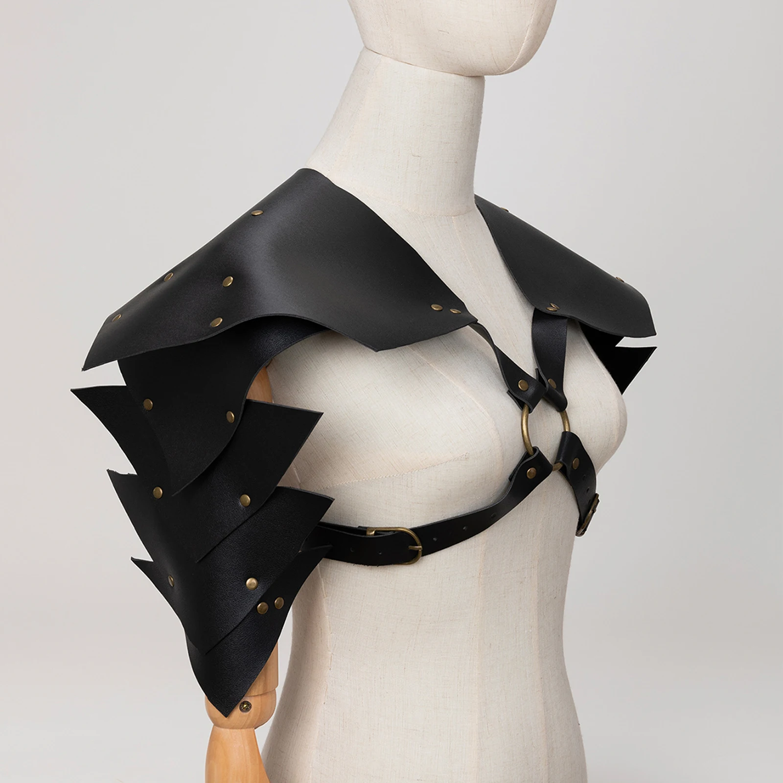 Наплечная Сумка Steampunk кожаная с двумя карманами для пиратского костюма Викинга