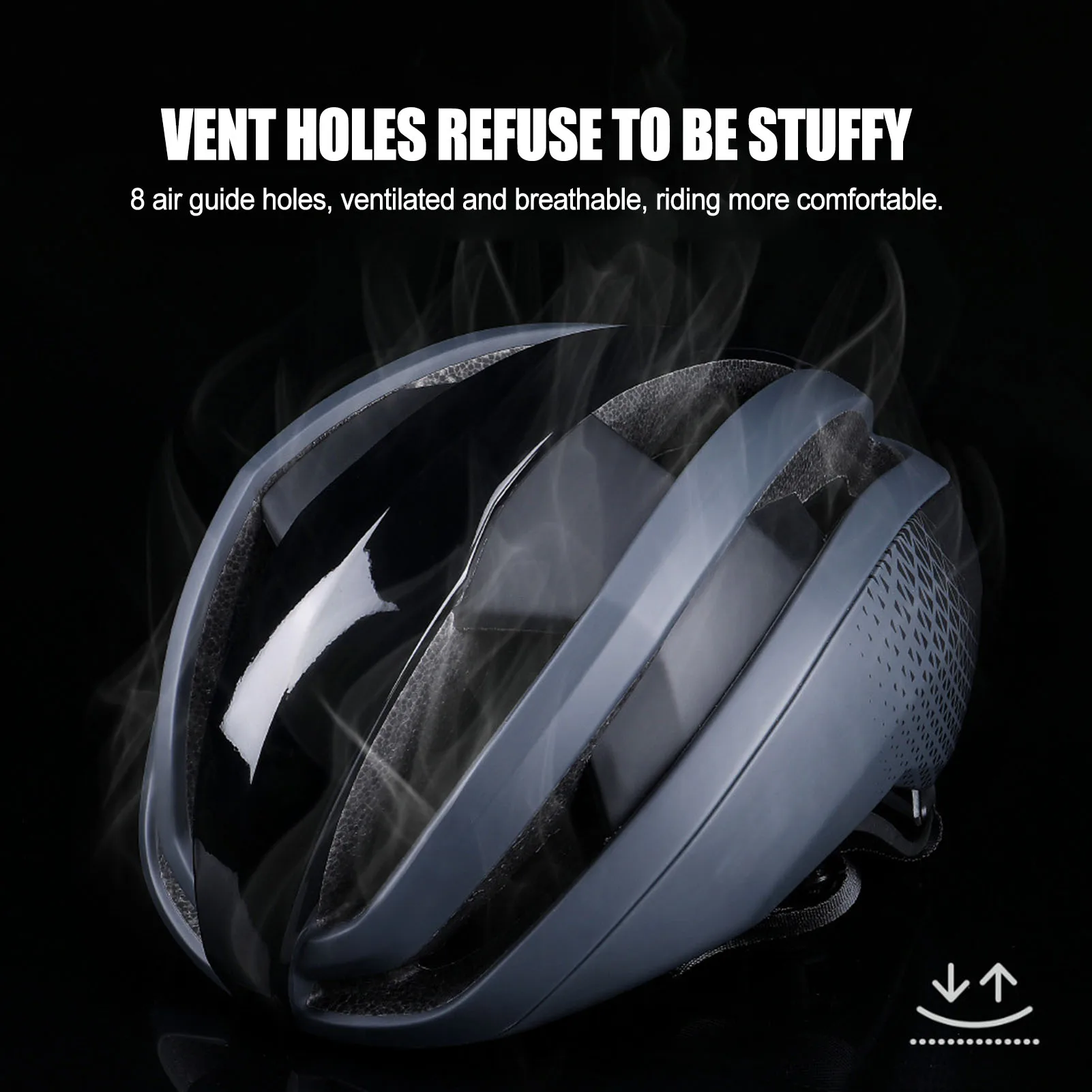 

Adjustable Bike Helmet Lightweight Cycling Helmet with 10 air Vents All-Round Breathable Mountain & Road Bicycle Helmet