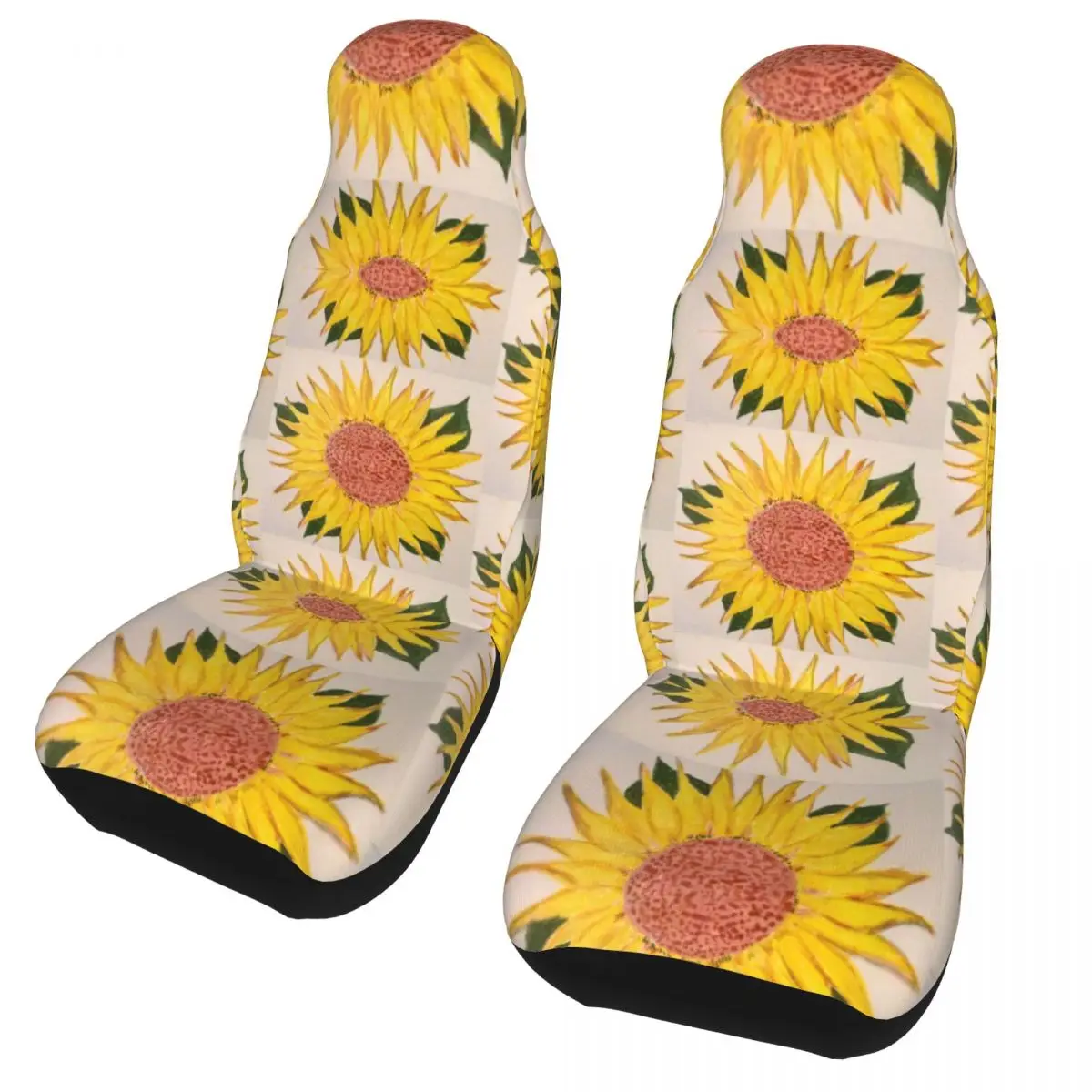 

Yellow Sunflowers Floral Universal Car Seat Cover Waterproof AUTOYOUTH Car Seat Protection Covers Fabric Fishing