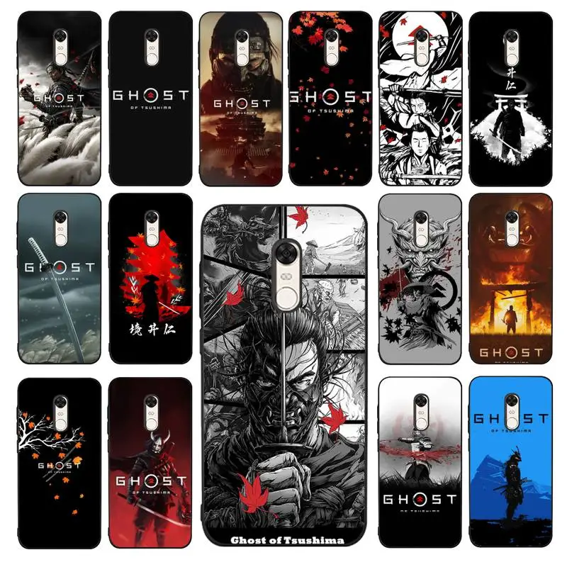 

MaiYaCa ghost of tsushima Phone Case for Redmi 5 6 7 8 9 A 5plus K20 4X 6 cover
