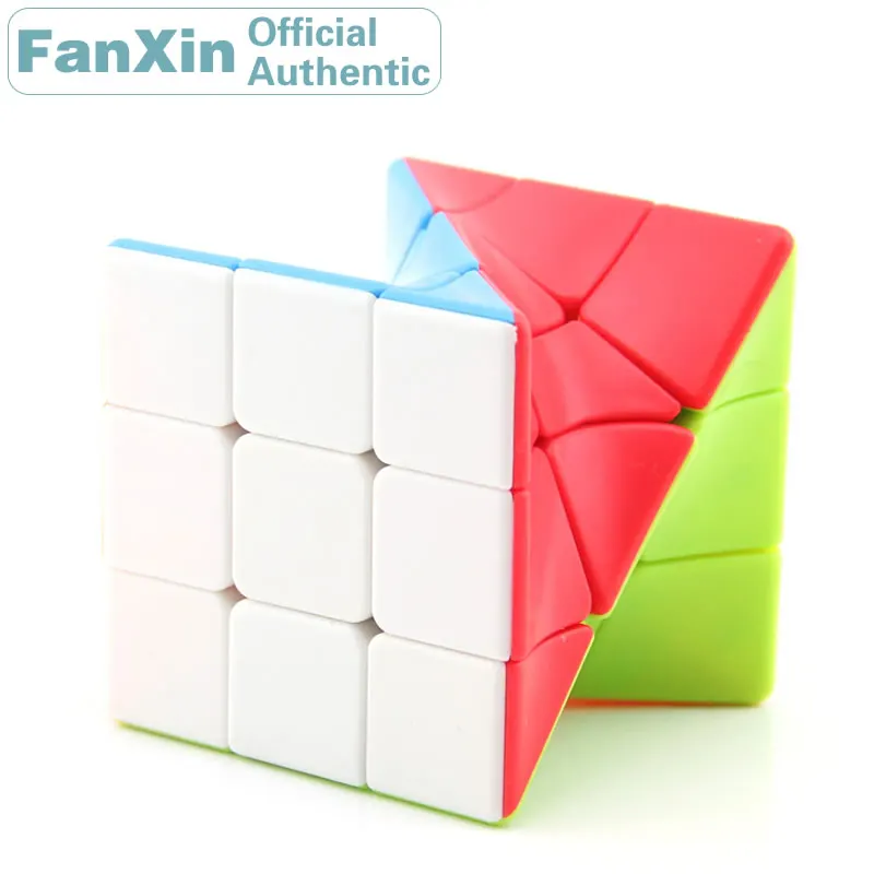 

FanXin Twisted 3x3x3 Magic Cube 3x3 Torsional Professional Speed Puzzle Twisty Brain Teaser Antistress Educational Toys For Kids