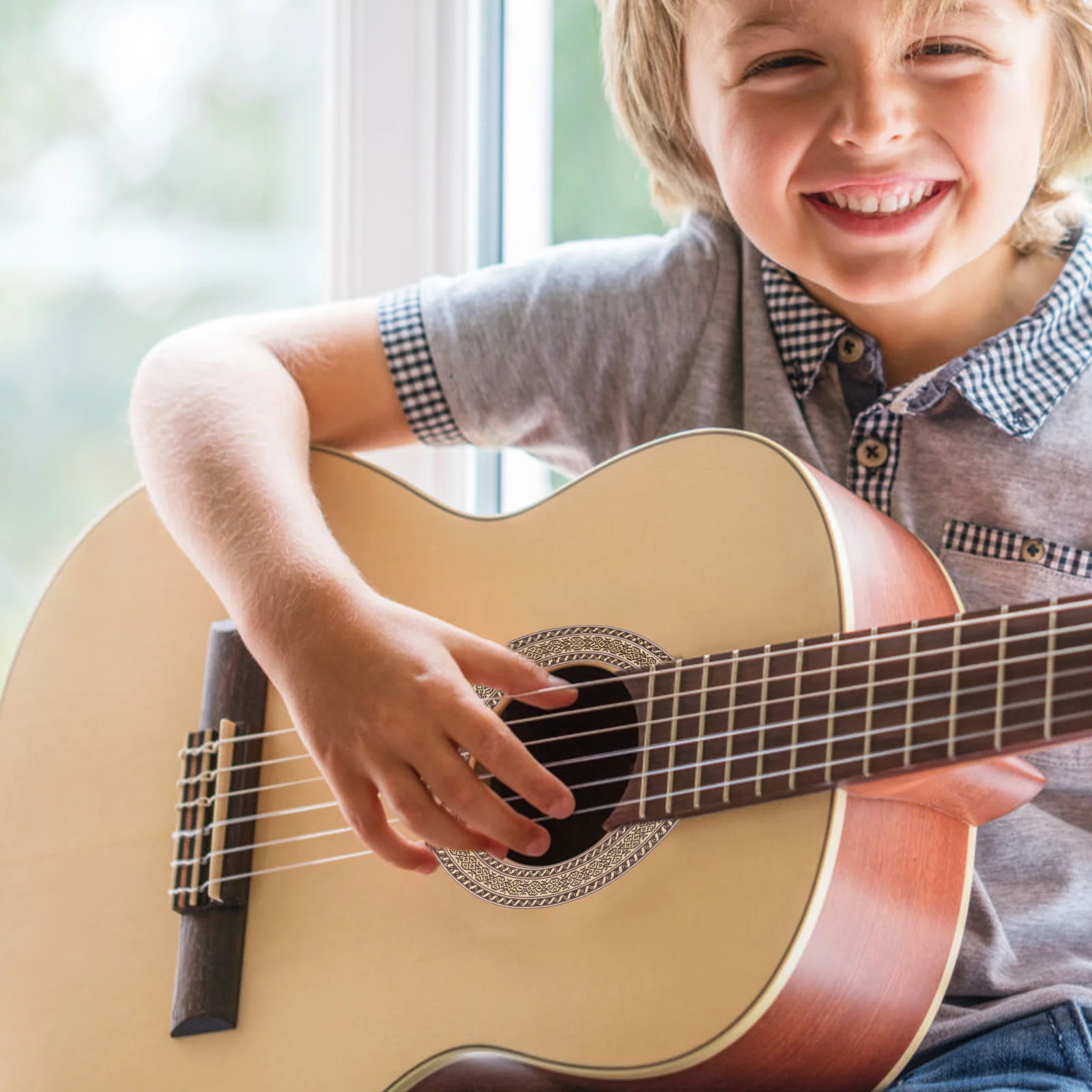 Наклейки на рот гитары акустические детали звуковое отверстие наклейки для