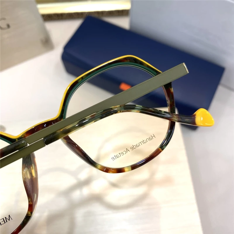 Оптические очки для мужчин и женщин ретро-дизайнер 2420 модные овальные оправы из