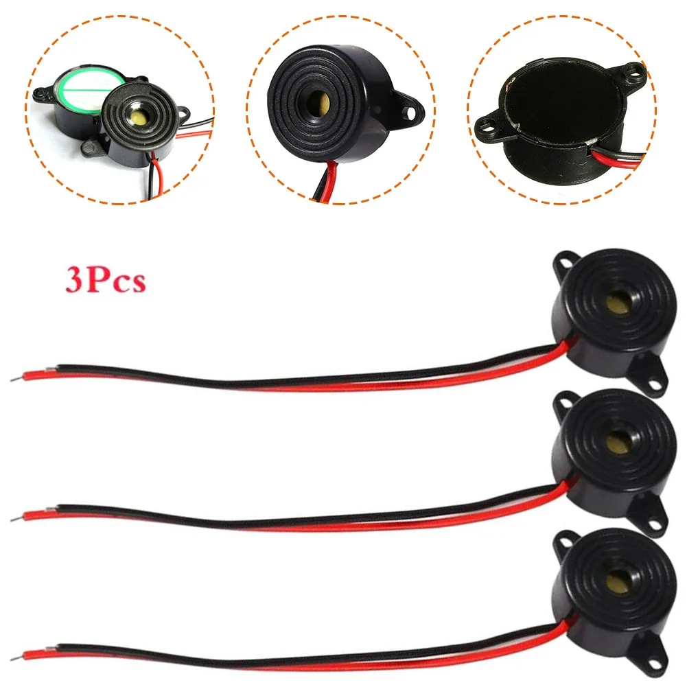 

Durable New Piezo Buzzer Electric Alarm Buzzer ABS Alarm Beeper DC 3-24V