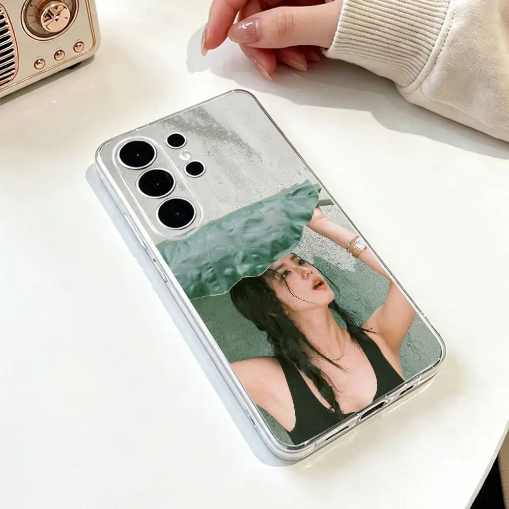 K-Kpop K-Kim J-Jisoo Прозрачный силиконовый мягкий чехол для телефона Samsung S25, S24, S21, S22, S23, S30, Ultra, S20, Plus, Fe (art.: 3920dce771a92) - 3920dce771a92