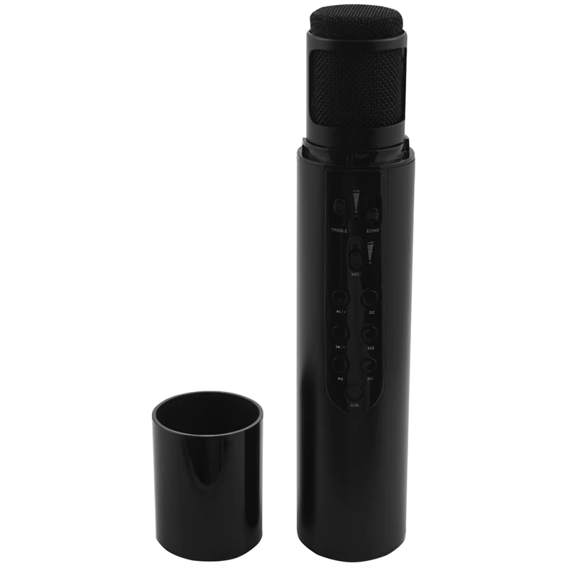 

K1 Wireless Bluetooth Microphone Magic Sound for Live Broadcast Singing Built-In Sound Card with Speaker Karaoke Audio Mic