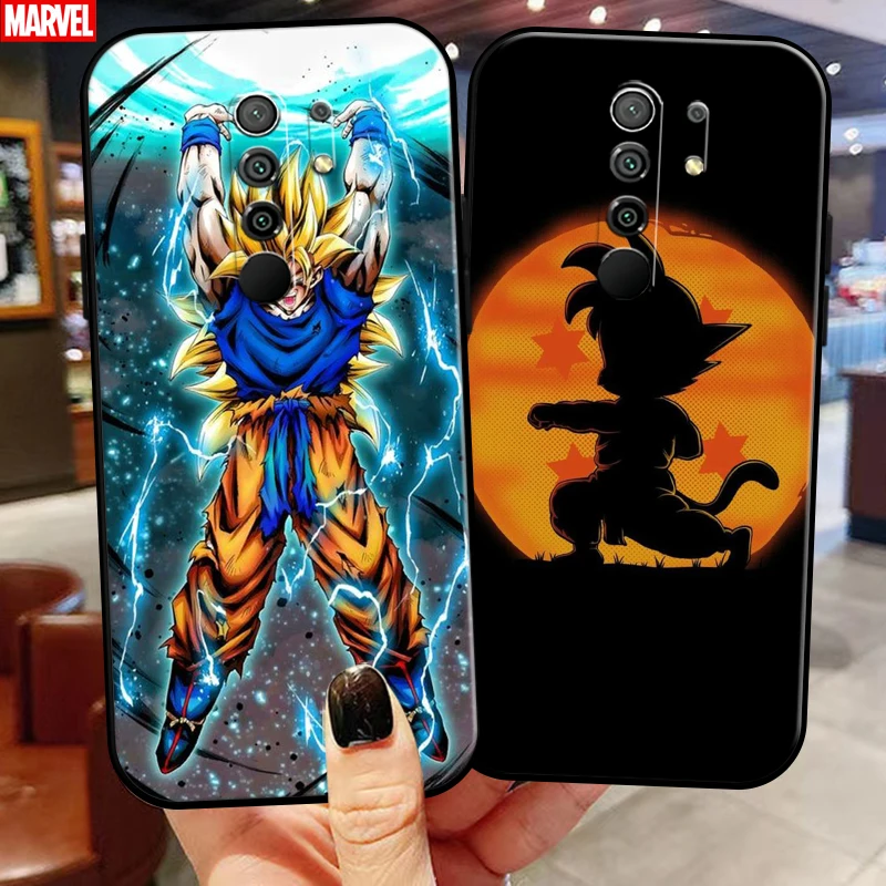 

Dragon Ball Anime Phone Case For Xiaomi Redmi 9 Silicone Cover Liquid Silicon Carcasa Coque Soft Funda