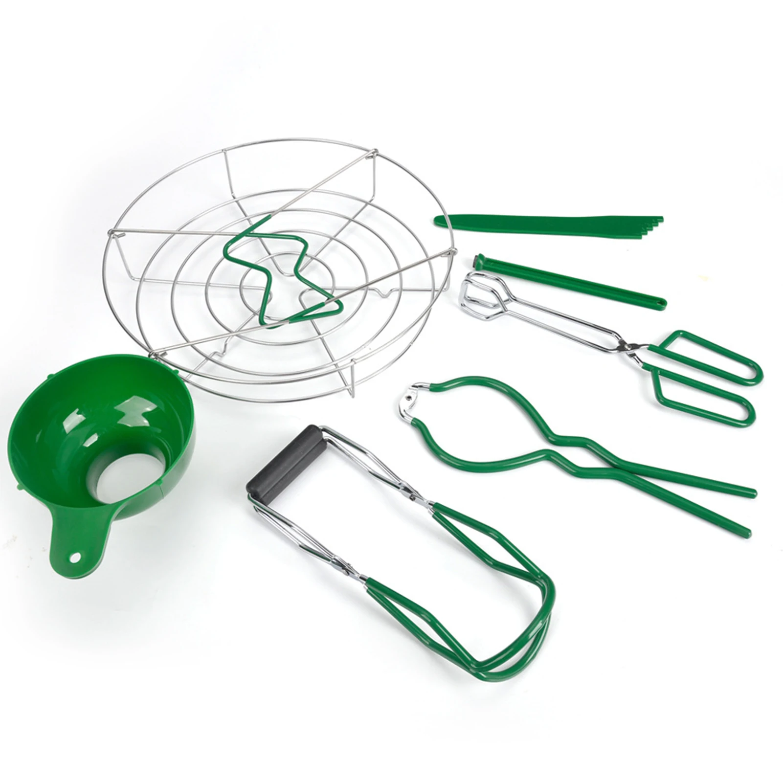 

Canning Supplies Starter Kit Pack of 6/7 Anti-Slip Handle Jar Riser Anti-Scalding Tongs Housewarming Gifts