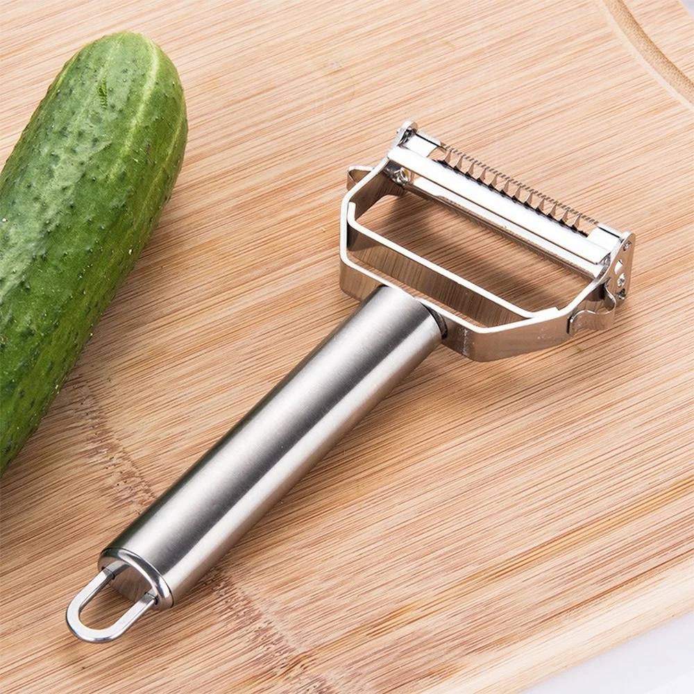 

Stainless Steel Peeler Vegetable Melon Fruit Potato Carrot Cucumber Multifunction Grater Julienne Peeler Slice Home Kitchen Tool