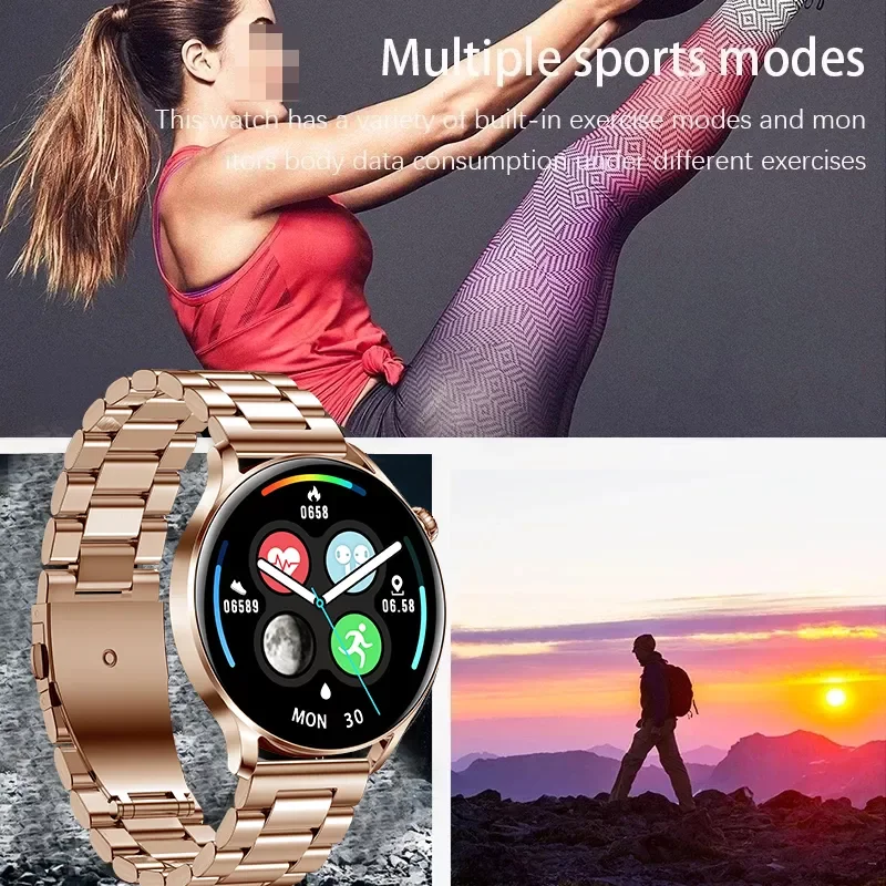 

smartwatch Women 1.28” Full Screen Full Touch Bluetooth Call Smart Watch Men Women IP67 Waterproof Fitness Watches