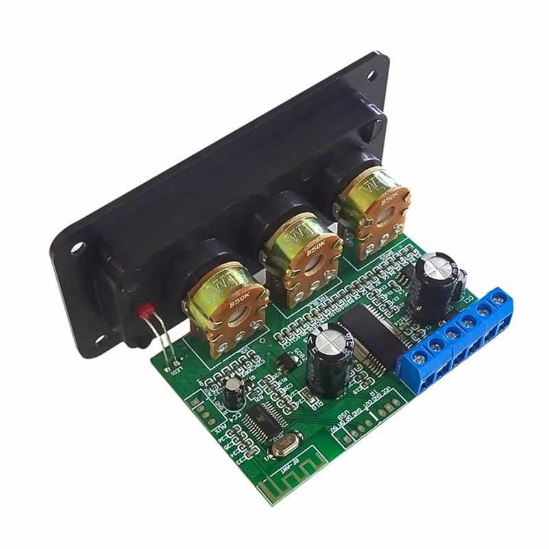 

Усилитель мощности Bluetooth, стерео усилитель мощности 2X26W 8 Ом, усилитель звука для динамика, регулировка тона высоких басов, домашний усилител...