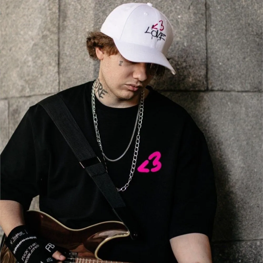 Harajuku Хип-Хоп Oversize Уличная Мужская футболка LIDA Графический принт Y2k Топ с