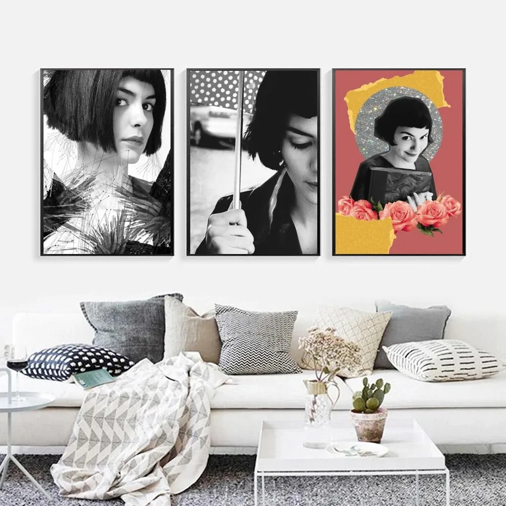 Классический кинопостер Amelie крафт-клуб бар бумага искусство живопись спальня