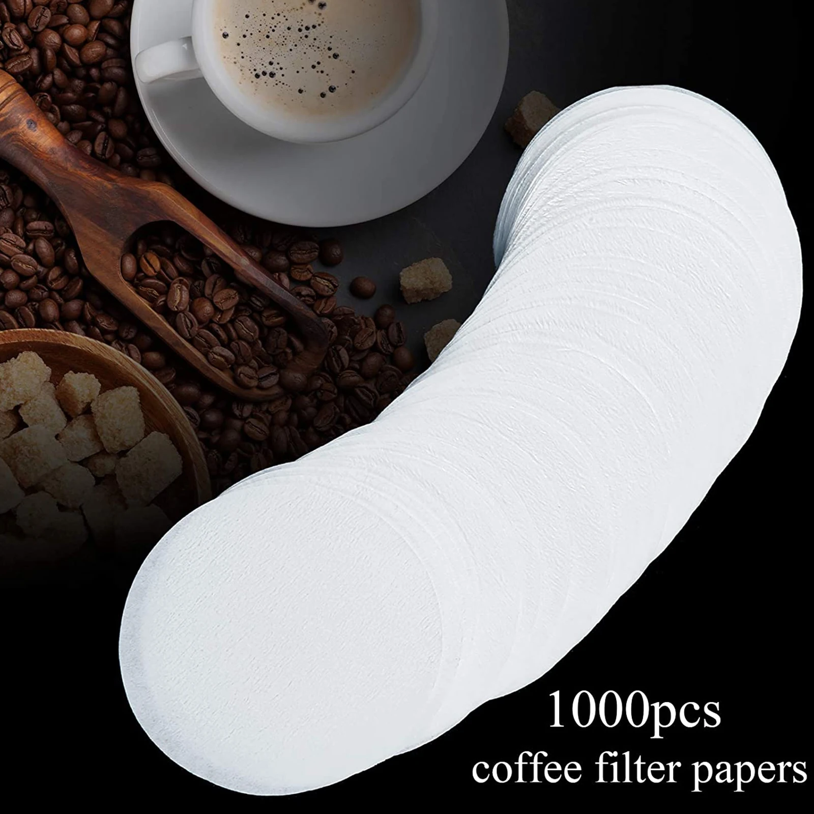 Replacement Paper Filters Paper Coffee Filter Round Coffee Maker Filters Compatible With Moka Pot Vietnamese Drip Cup
