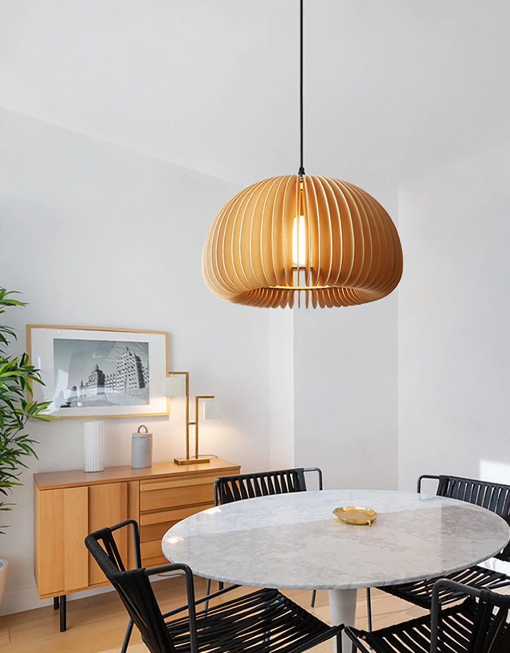 

Ресторанная люстра в японском винтажном стиле, подвесная деревянная креативная лампа в виде дерева для спальни, чайного домика, дома, художественная лампа с бревенчатыми тыквами