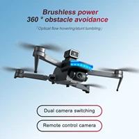 S138 Drone 4K Dual Camera Wide Angle Obstacle Avoidance Optical Flow Positioning Brushless RC Drone  Foldable Quadcopter BoyToy 5