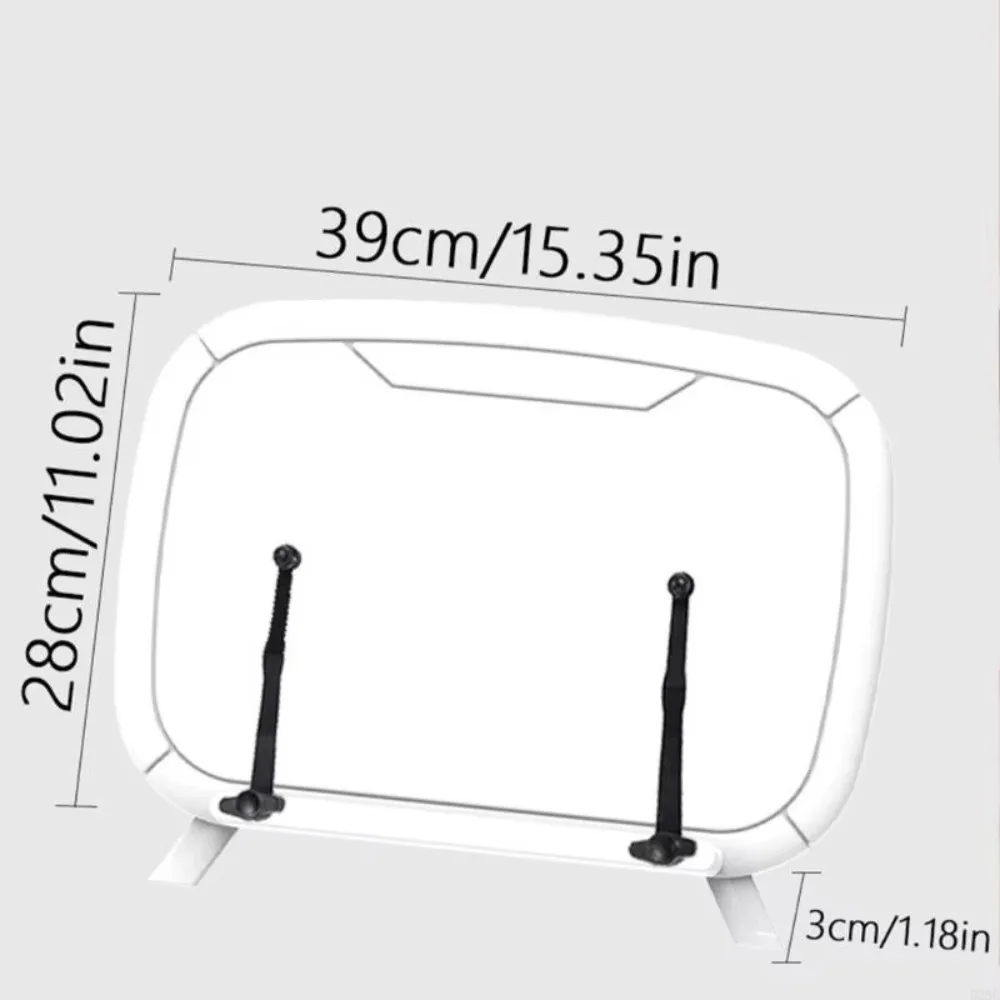 Простая регулируемая подставка для чтения книг, прочные эластичные зажимы для страниц, держатель для книг, складная эргономичная настольная подставка для журналов (art.: 3920db0f8828e) - 3920db0f8828e