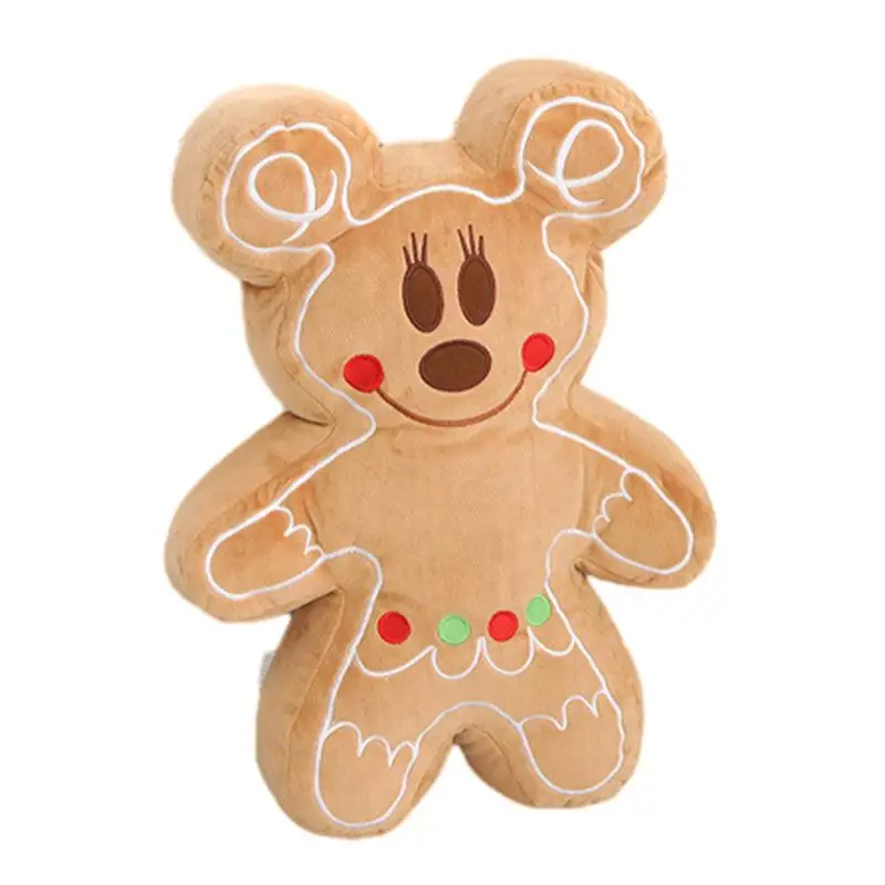 

Рождественская подушка для имбиря, плюшевая подушка для имбиря, мужская декоративная подушка для рождества, имбирь для имбиря