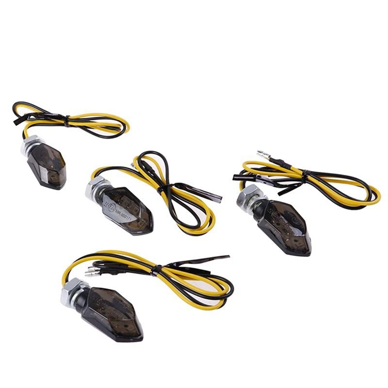 

LED DC12V Motorcycle Smoke Lens Turn Signal Flasher Indicator Light Warning Light Direction Light Brake Light Tail Light