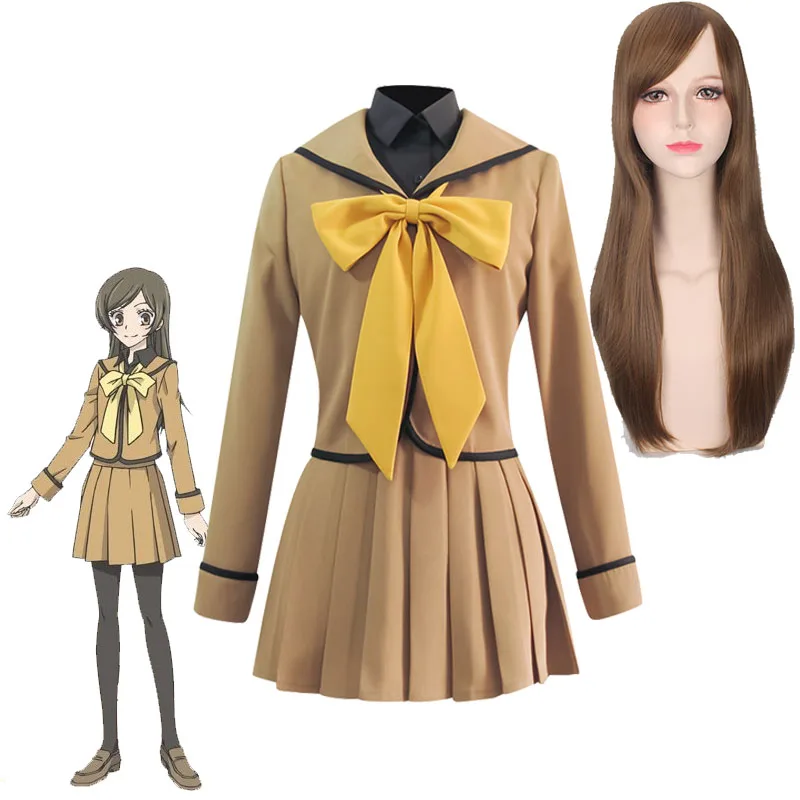 

Anime Kamisama Love Momozono Nanami Cosplay Costumes Schoolgirls' School Uniform Sets Woman Playing Wig Headgear