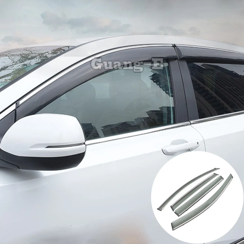 

4 шт., пластиковые ветрозащитные стекла для Honda CRV CR-V 2012 2013 2014 2015 2016