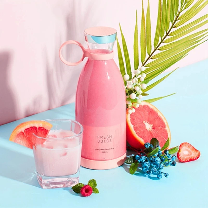 

Portable Blender Bottle Electric Orange Juicer Wireless Fresh Juice Extractors Mixer Smoothie Citrus Squeezer Bullet Blender