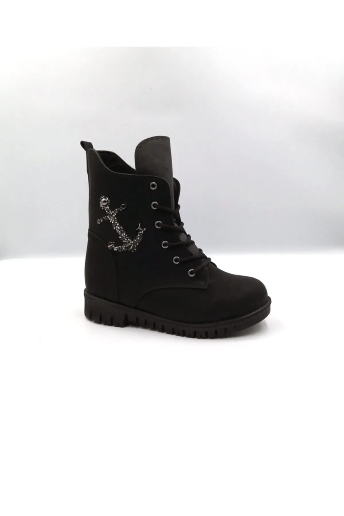 

Kid'S Boots Black Linked Girls Children'S Winter Boot Hot Lined With Zipper