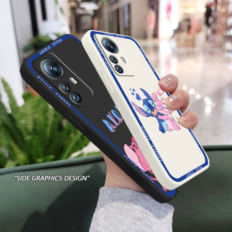 

Disney Lilo & Stitch Cute Liquid Rope TPU Cover Phone Case For Xiaomi Mi 12S 12 12X 11i 11T 11 10 10S 10T 9 Pro Lite Ultra 5G