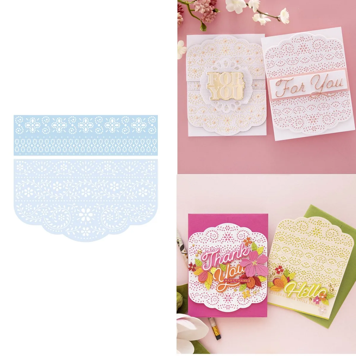 

2023 New Punch Pierce Borders Metal Cutting Dies Scrapbooking Paper Diy Decoration Embossing Template Greeting Card Blade Punch