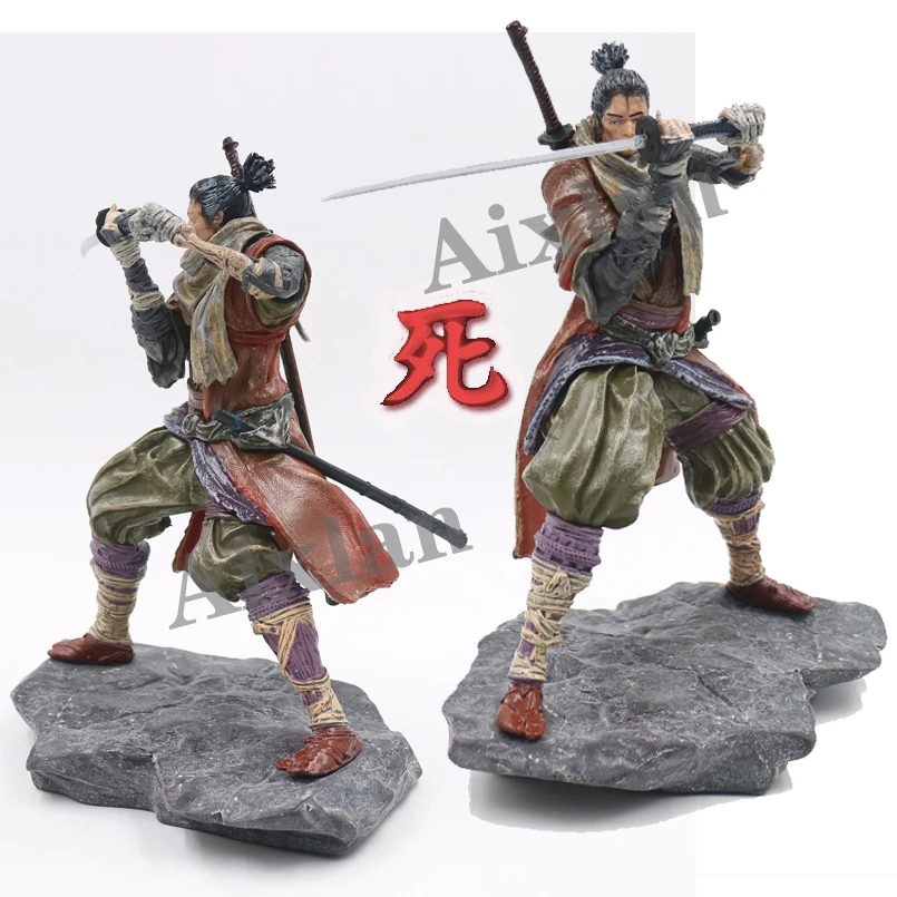 

20cm Game Figure Sekiro Shadows Die Twice Noshir Dalal Movable Action Figure PVC Statue Collectible Model Toy Gift