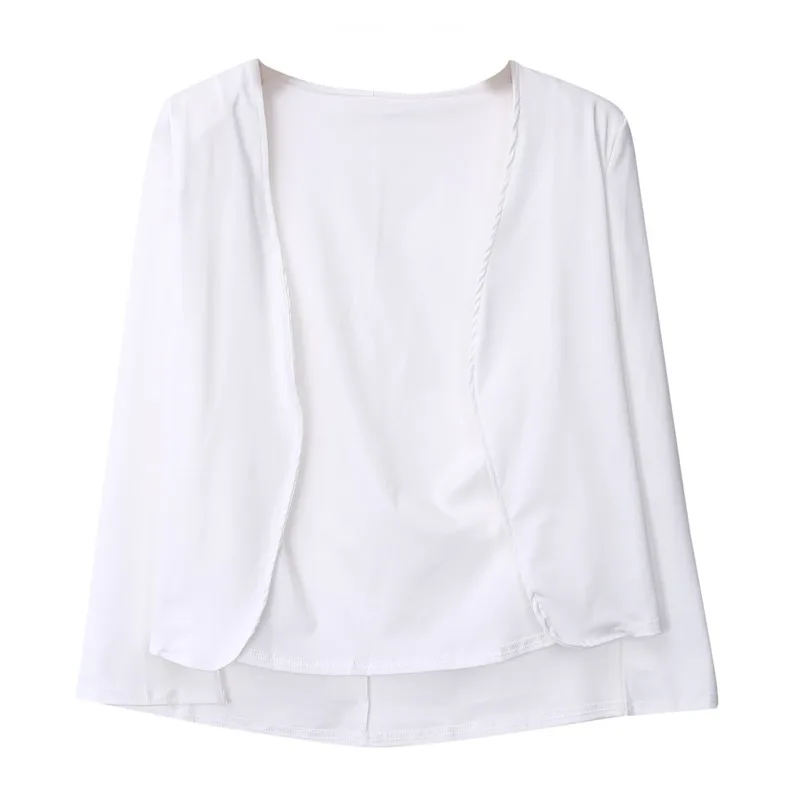 Fashion Cloak Blazer Suits Black Women Solid Colors Buttonless Casual Commute Slim Blazer 2023 Spring Autumn Indie Streetwear