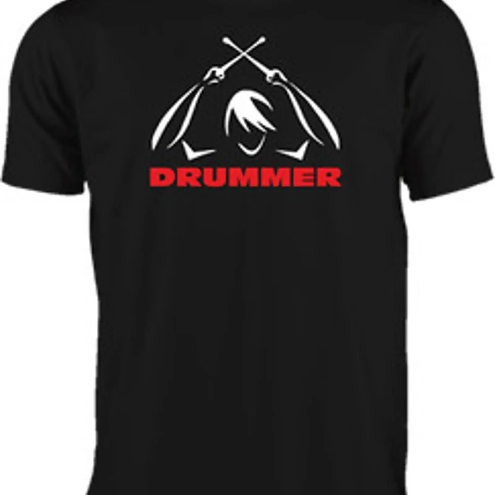 Фото Футболка с принтом Drummer Schlagzeuger Motiv 4 в различных цветах, винтажная, с эффектом потертости, универсальная, мягкая, модная, с графическим рисунком, мужская, дышащая. №1