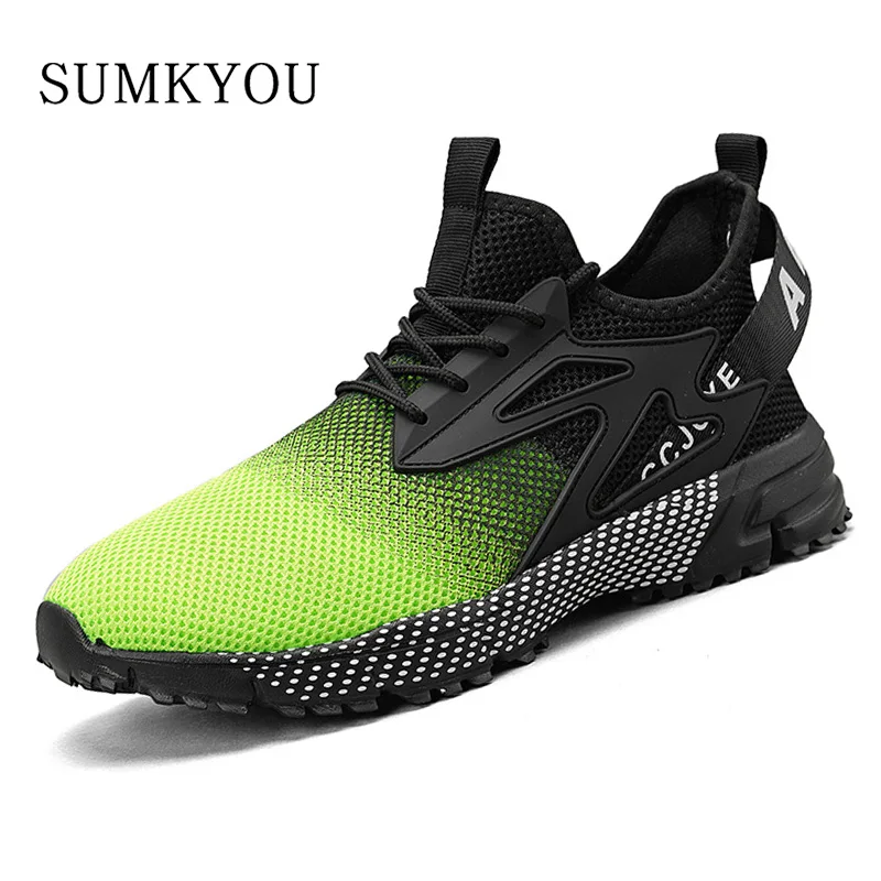 2023 New Men Sneakers Outdoor Breathable Shoes for Men Lightweight Tenis Shoes Comfortable Sports Training Man Running Shoes