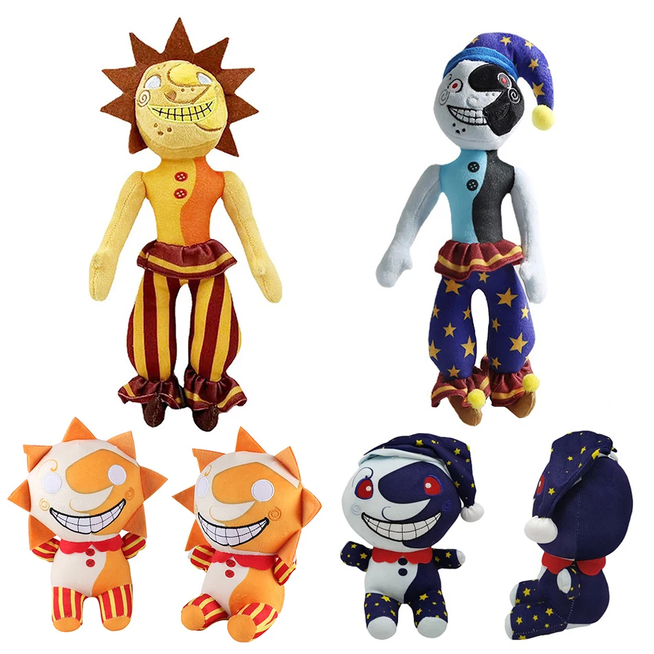 

20-28cm Anime Figure New Sundrop FNAF Final Boss Action Figure Clown Figure Sun Figure Cartoon Plush Toys Gifts for Children