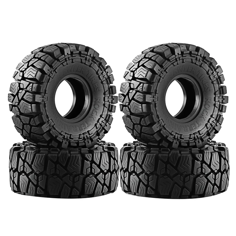 

4Pcs 1.9 Inch Climbing Tires Wheels For 1/10 RC Model Car Crawler Retrofit Spare Parts Accessories SCX10 TRX4 RGT