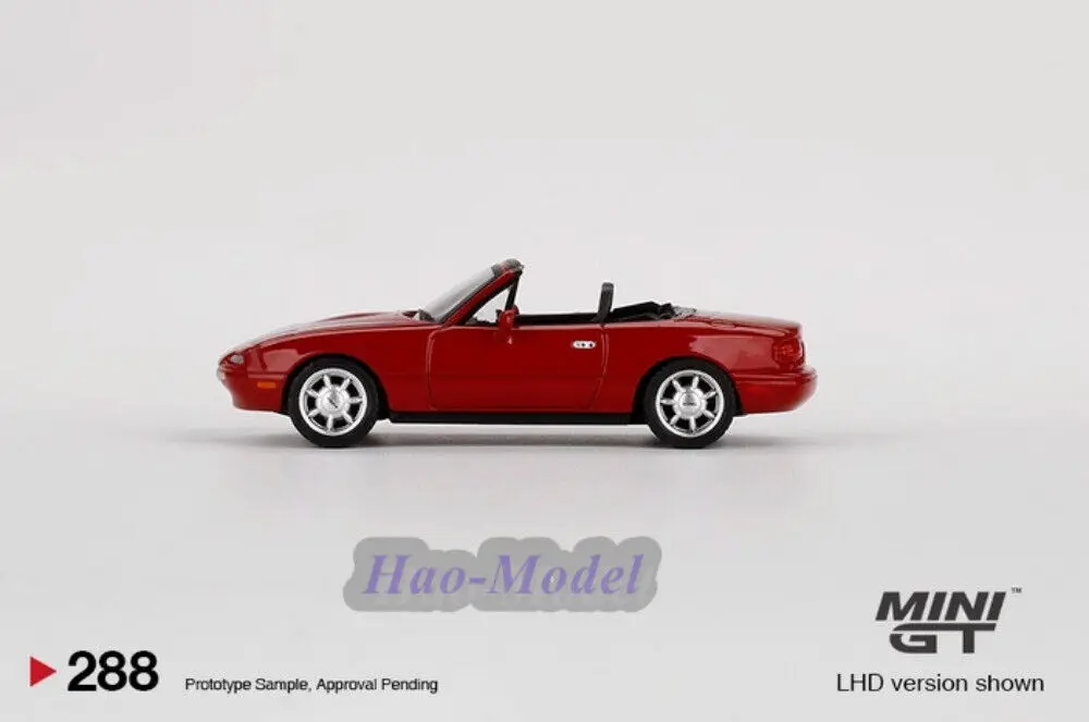 TSM MINIGT 1:64 для Mazda Miata MX5 NA Модель автомобиля из сплава литой под давлением имитация