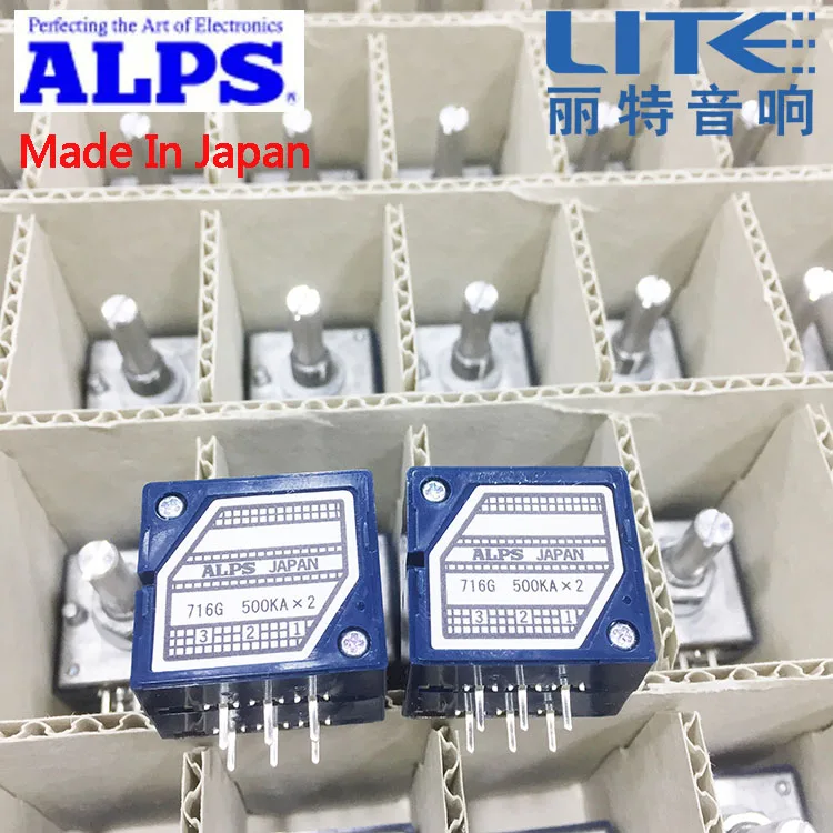 

Alps RK27 двухканальный потенциометр громкости ка углеродная пленка