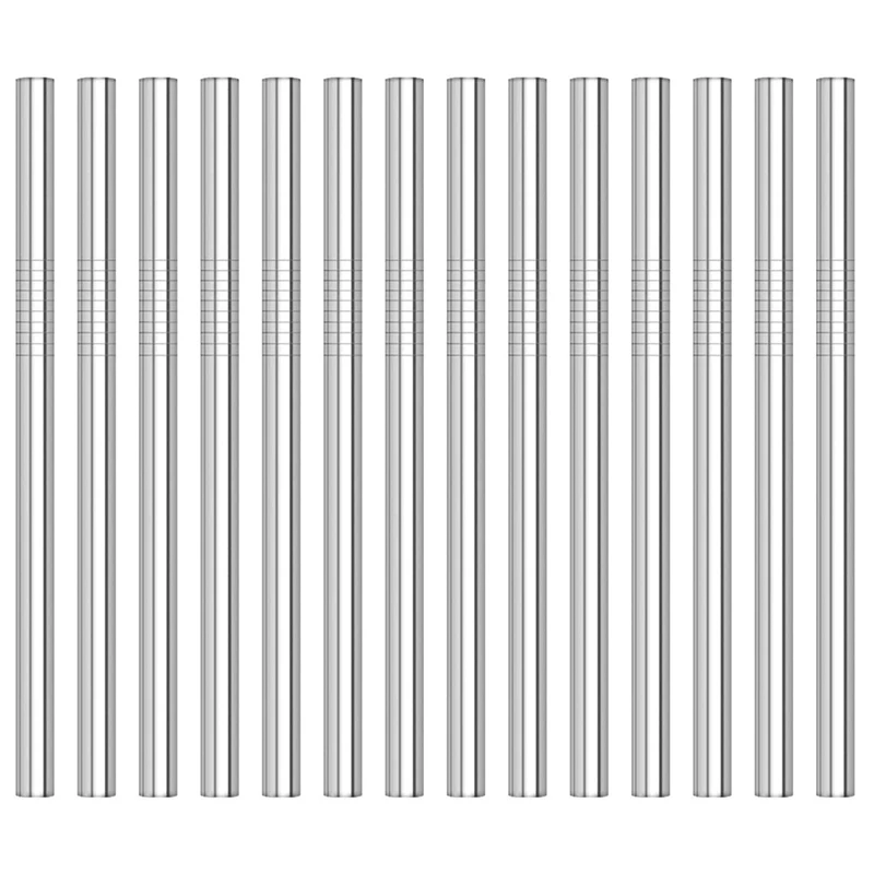 Многоразовые металлические соломинки Боба и для смузи из нержавеющей стали