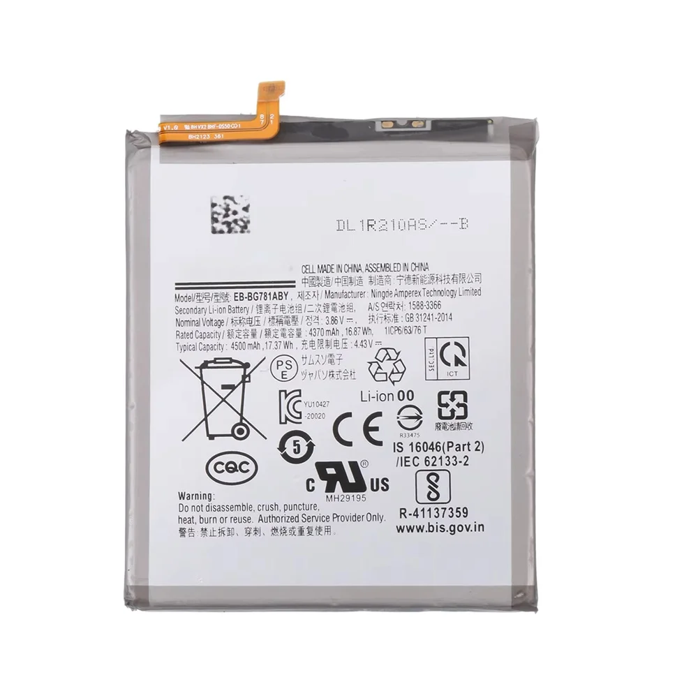 Genuine 4500mAh Replacement Battery EB-BG781ABY For Samsung GALAXY S20 FE 5G A52 G780F Batteries+Tools