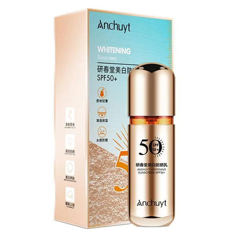 

Лосьон Sunblock SPF50 для лица, солнцезащитный лосьон для лица, нежирный солнцезащитный лосьон для лица 40 мл, солнцезащитный крем для лета, путешествия, уход за кожей на каждый день